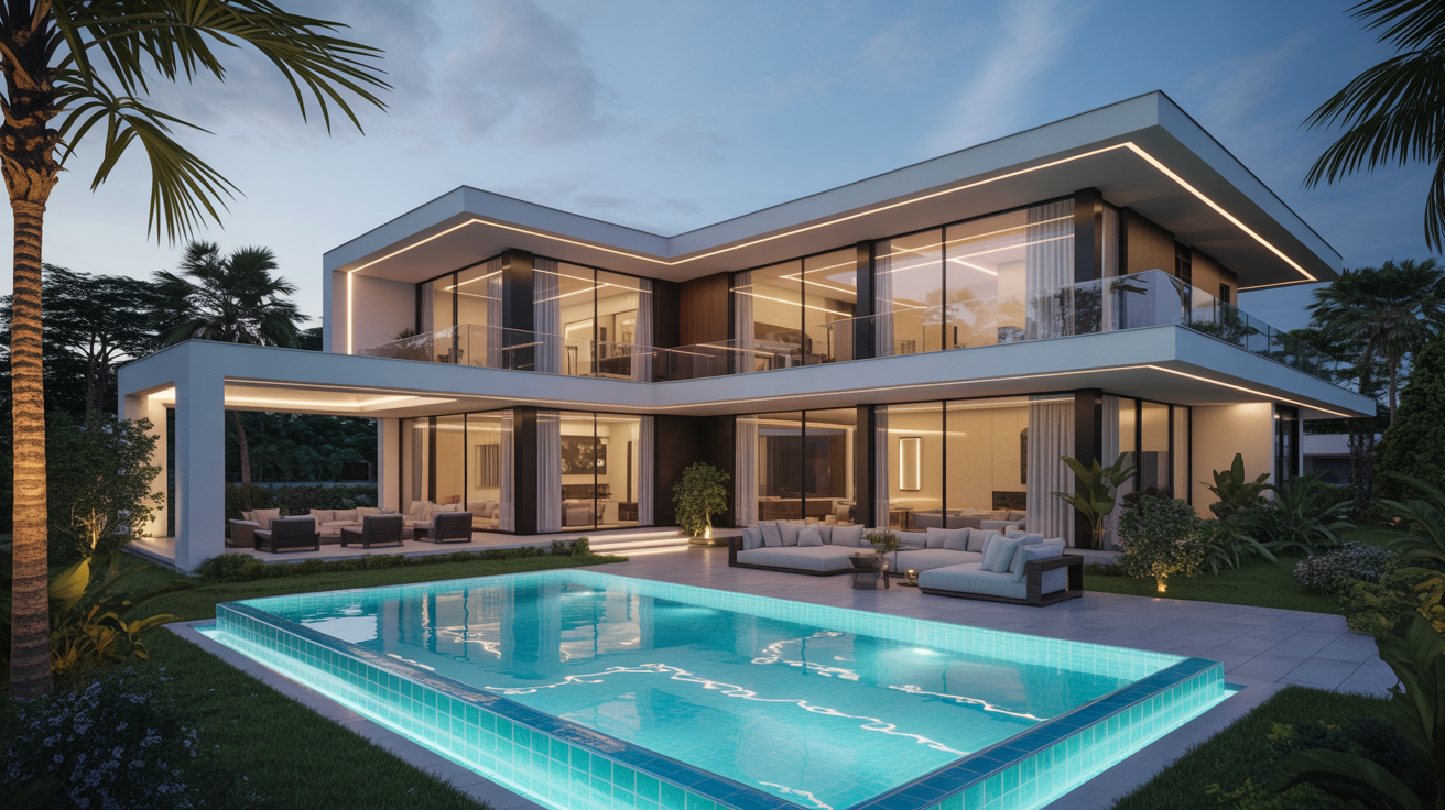 Smart Pool Villa — Ikoyi